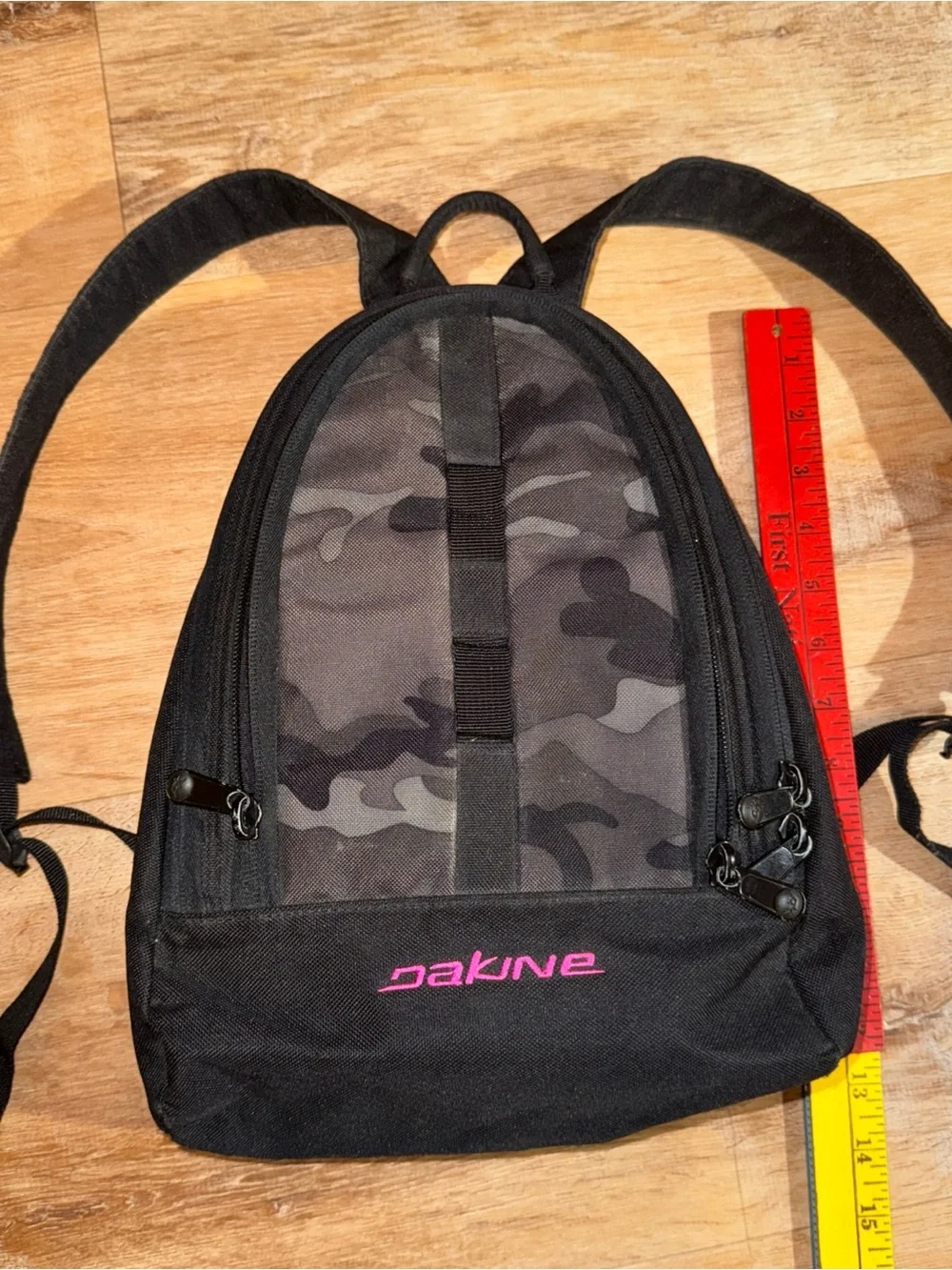 Dakine Garden Backpack Mini Bag Camo Small Daypack Pink Logo 13’ inch cute mini